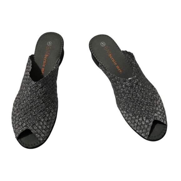 Bernie Mev Cyrene Womens Pewter Peep Toe Sandals EU Size 41  US Size 11 - Picture 3 of 9